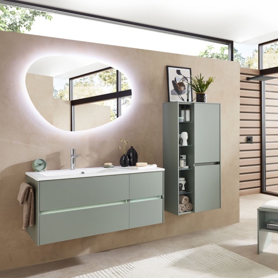 Solitaire 6010 1120 Bathroom Vanity Unit LH or RH 4 Drawer
