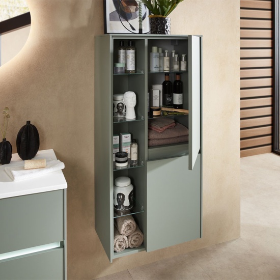 Solitaire 6010 1120 Bathroom Vanity Unit LH or RH 4 Drawer Solitaire 6010 1120 Bathroom Vanity Unit LH or RH 4 Drawer