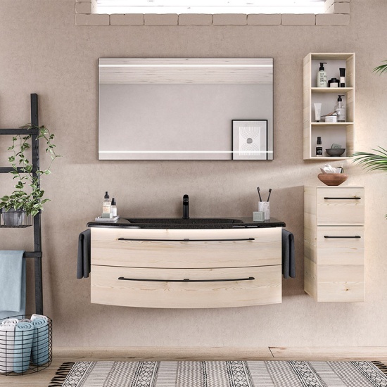 Solitaire 7005 2 Drawer Bathroom Vanity Unit