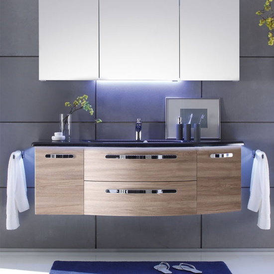 Solitaire 7005 2 Revolving Door 2 Drawer 1506 Vanity Unit