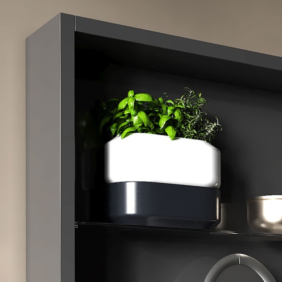 Patello Grey Glass Shelf Wall Storage Patello Grey Glass Shelf Wall Storage
