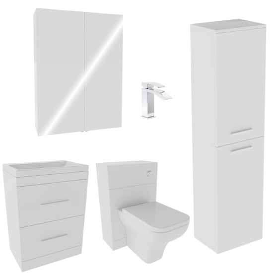Patello Bathroom Furniture Suite Extra Product Image For Patello Bathroom Furniture Suite 1