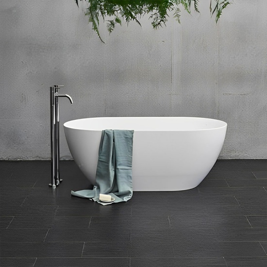 Formoso Petite Clear Stone Freestanding Bath