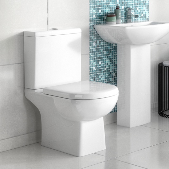 Asselby Close Coupled Pan and Soft Close Seat