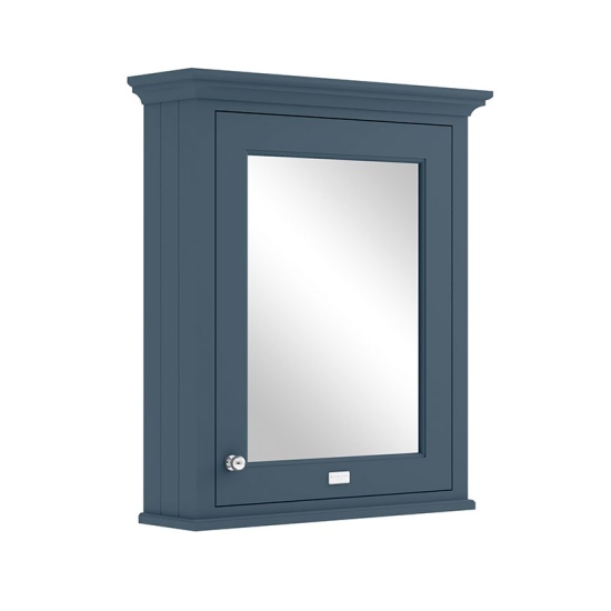 Stiffkey Blue 600MM Mirror Wall Cabinet
