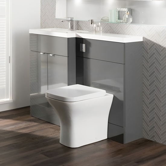 1200 Bathroom Combination Vanity and Toilet Unit and Basin (colour options)