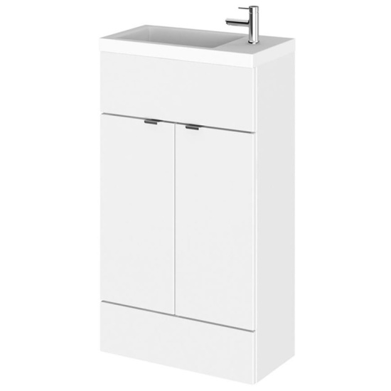 500mm Compact Slimline Vanity Unit & Basin