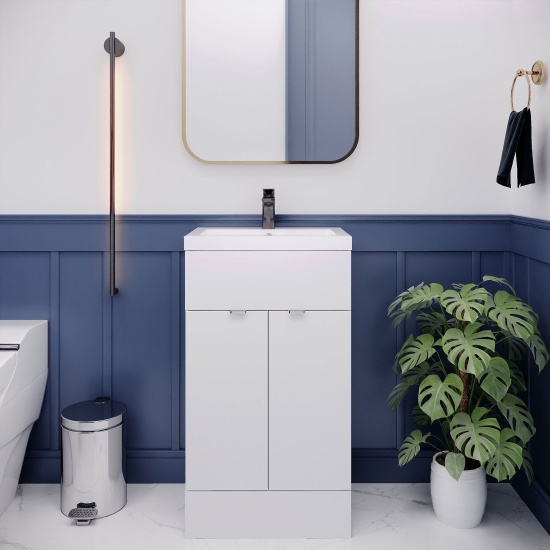 500mm Full Depth Vanity Unit & Basin