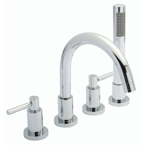 Lever Tec 4 Tap Hole Bath Mixer