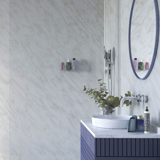 IDS ShowerWall Panels CARRARA MARBLE Gloss