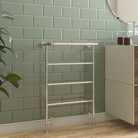Berkeley - Chrome Towel Rail Bathroom Radiator