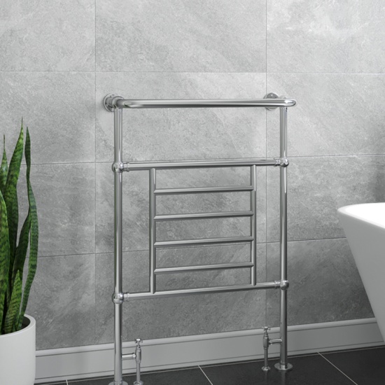Vincent - Chrome Towel Rail Bathroom Radiator
