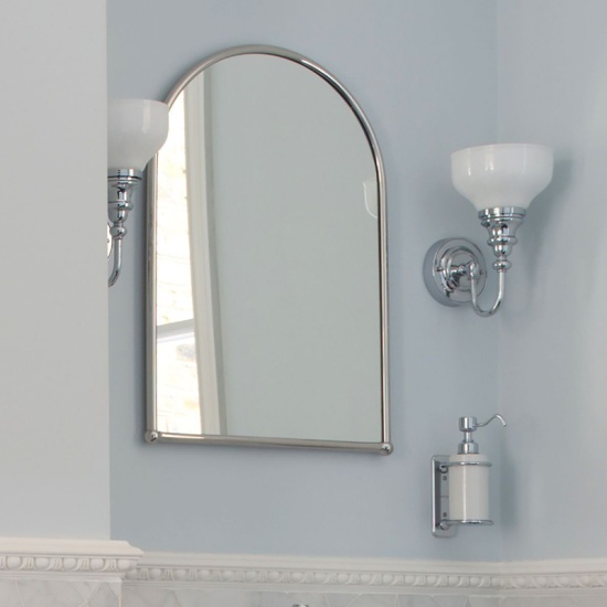 Arched Mirror 50cm Wide x 70cm High