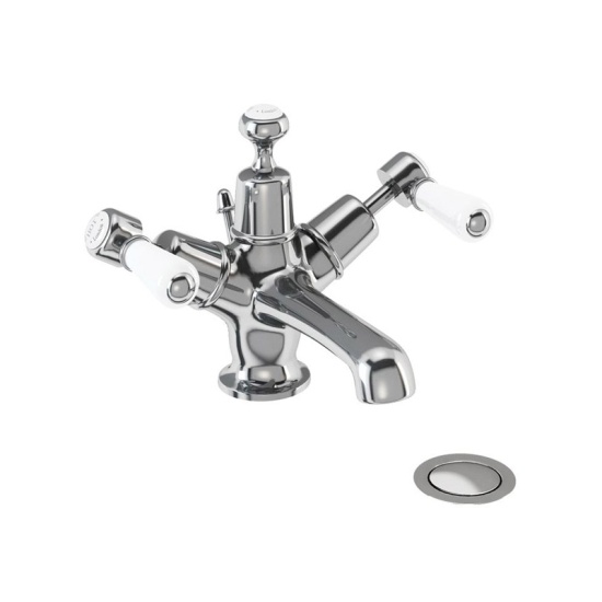 Kensington Basin Mixer with high central indice with click clack waste