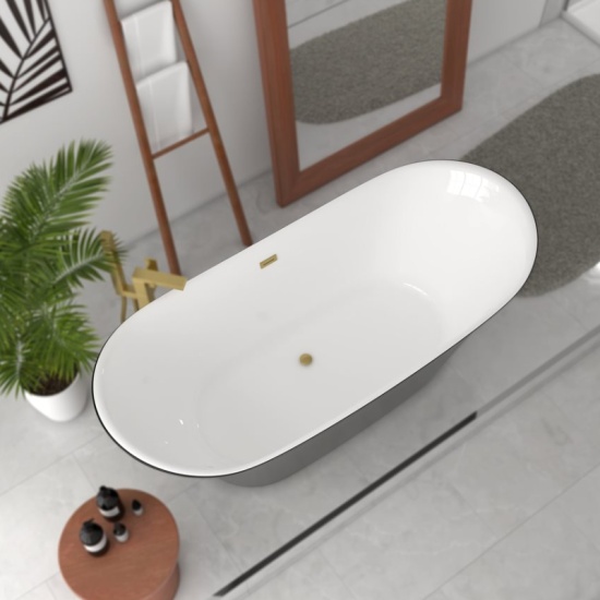 Marilyn Bow 1800 X 800 Freestanding Bath Black