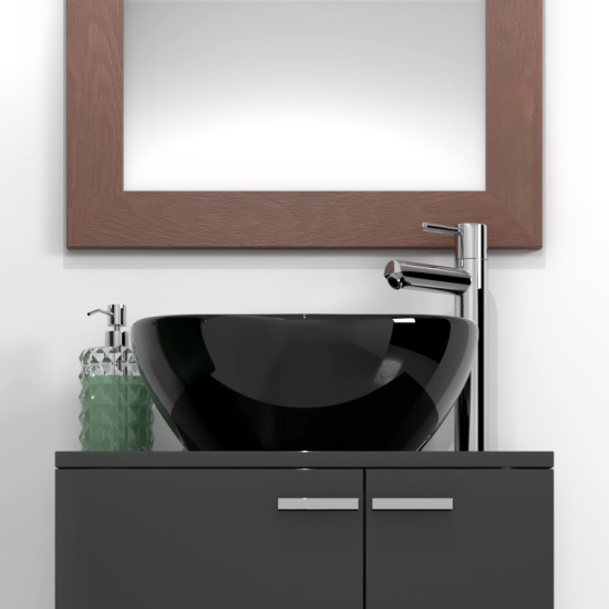 Monaco Oval Black Basin Monaco Oval Black Basin
