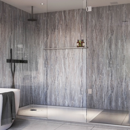 IDS Showerwall Blue Toned Stone