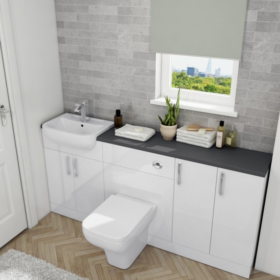 Oliver 1800 Fitted Furniture: Combination Vanity Unit, Toilet & Storage Extra Product Image For Oliver 1800 Fitted Furniture: Combination Vanity Unit, Toilet & Storage 2