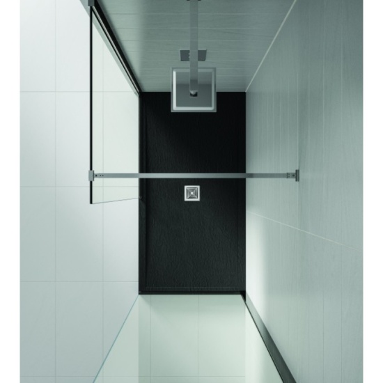 Black Shower Trays Slate Slimline Rectangle Various Sizes from 1000mm up to 1700mm Extra Product Image For Black Shower Trays Slate Slimline Rectangle Various Sizes From 1000Mm up to 1700Mm 1