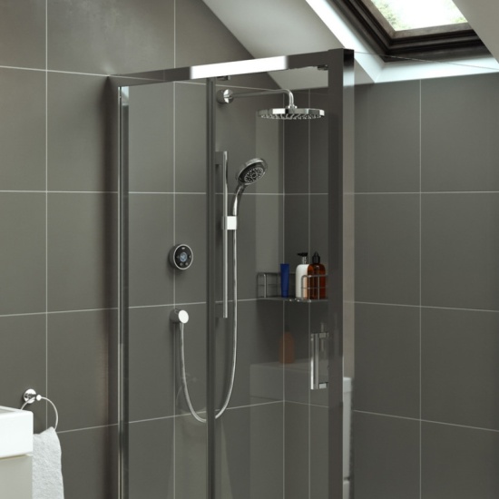 Mira Platinum Digital Shower 2 Outlet Pumped
