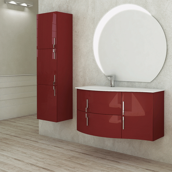 Sting Vanity Unit Left Hand Drawers