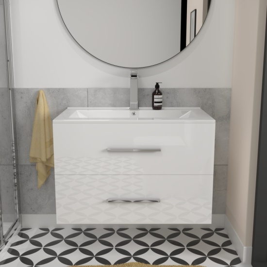 Sonix White Shower Suite Wall Hung 800 Vanity Quad Shower Toilet