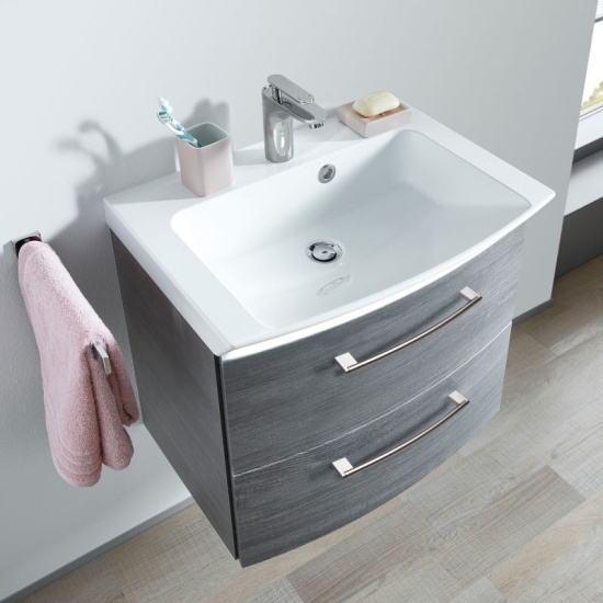 Cassca 600 Vanity Unit Angled View Cassca 600 Vanity Unit Angled View
