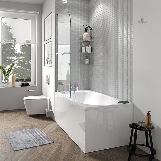 Petite Whirlpool 1400x700 Straight Bath Petite Whirlpool 1400x700 Straight Bath