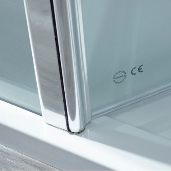 Radiant 1300 Hinged Walkin Recess Shower Enclosure Flipper Return Panel for Radiant 1300 Frameless Walkin Recess Shower Enclosure