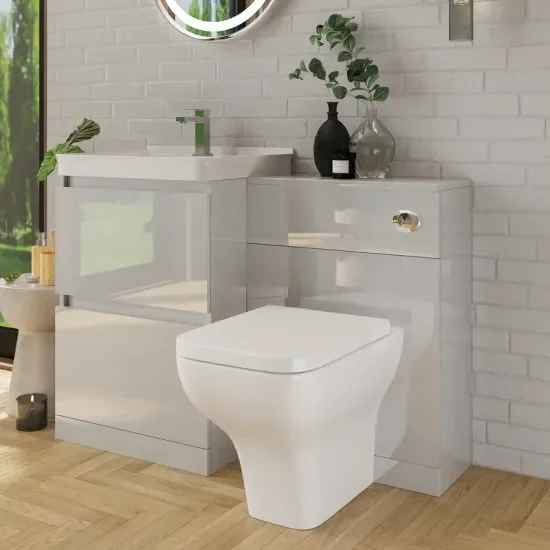 Ashford 600 Grey Basin Unit BTW Toilet