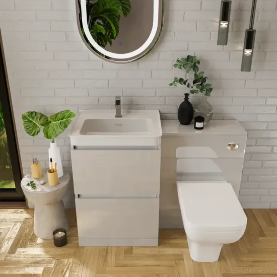 Ashford 600 Grey Basin Unit BTW Toilet Ashford 600 Grey Basin Unit BTW Toilet