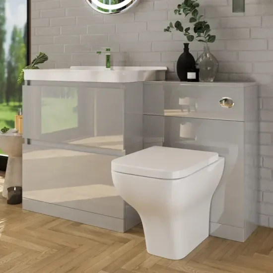 Ashford 800 Grey Basin Unit BTW Toilet