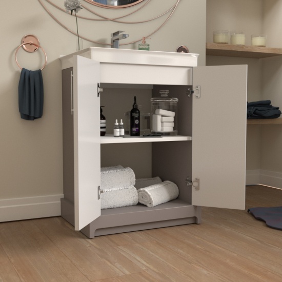 Chester 600 Sink Unit Cashmere