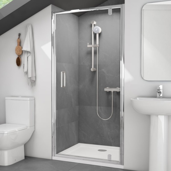 Radiant Deluxe Standard Shower Door Pivot 900