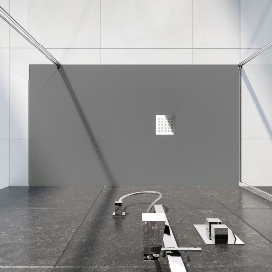 GIORGIO RECTANGLE SHOWER TRAY 2200 GREY SLATE