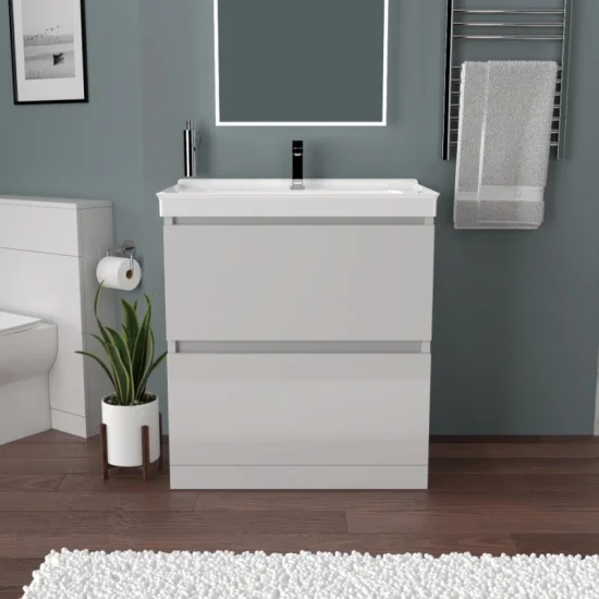 Ashford 800 Bath Suite Grey Basin Unit BTW Toilet
