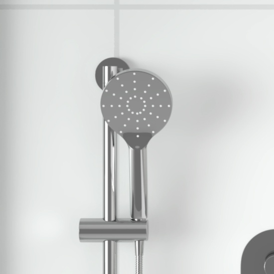 Tweed Round Shower Handset Slide Kit