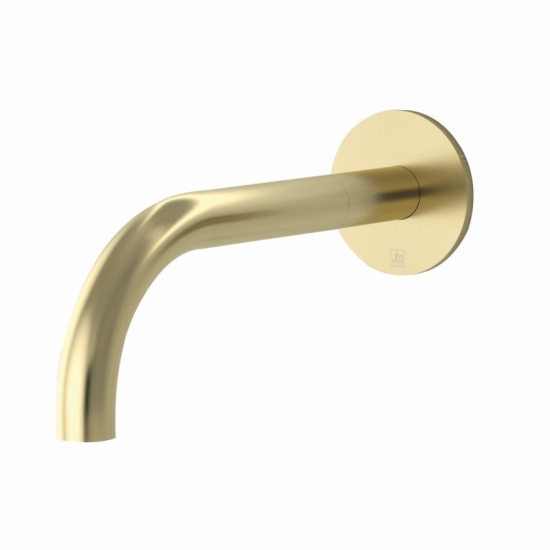JTP Vos Brushed Gold Spout for Bath or Basin 150mm