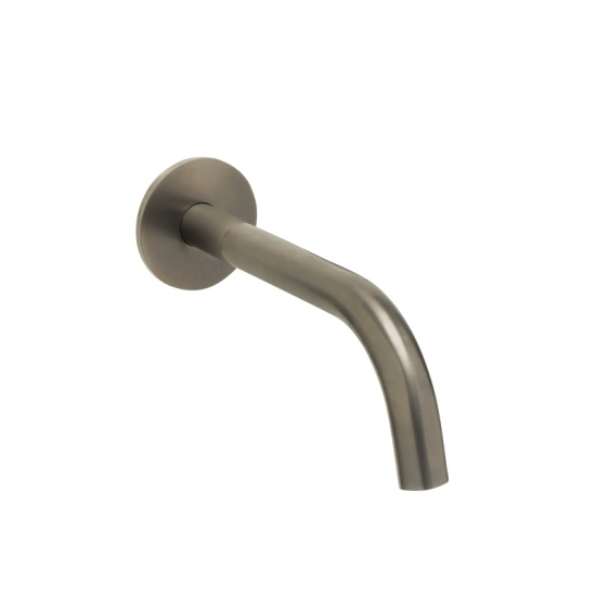 JTP Vos Brushed Black Spout for Bath or Basin 250mm