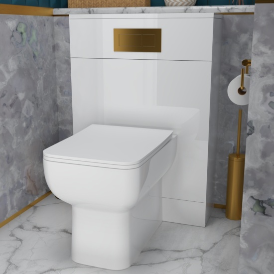 Jivana White WC Toilet Unit
