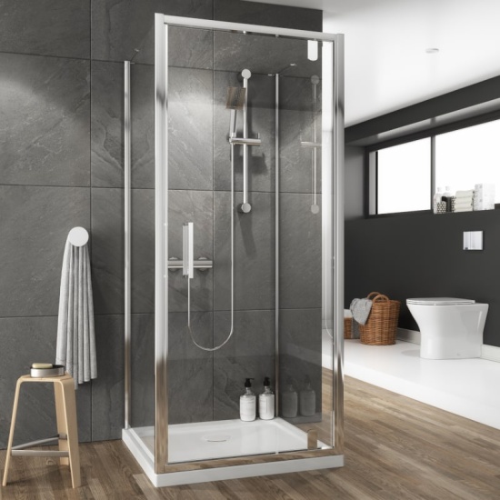 Radiant Deluxe 3 Sided Shower Enclosure Pivot 800