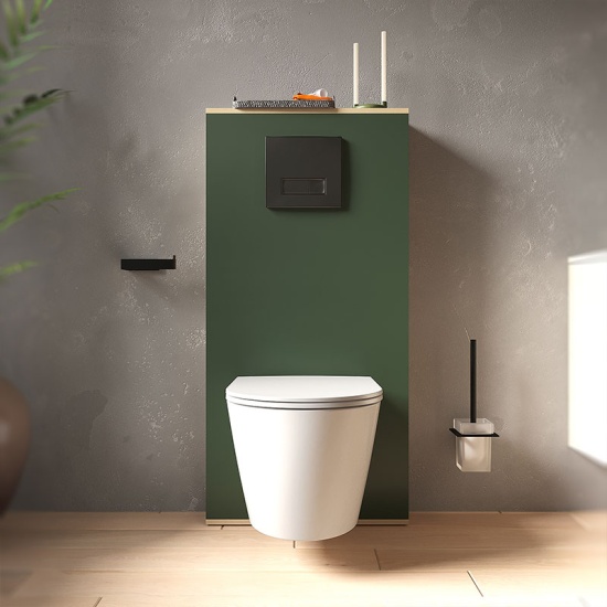 Alani Green Back To Wall Toilet Unit