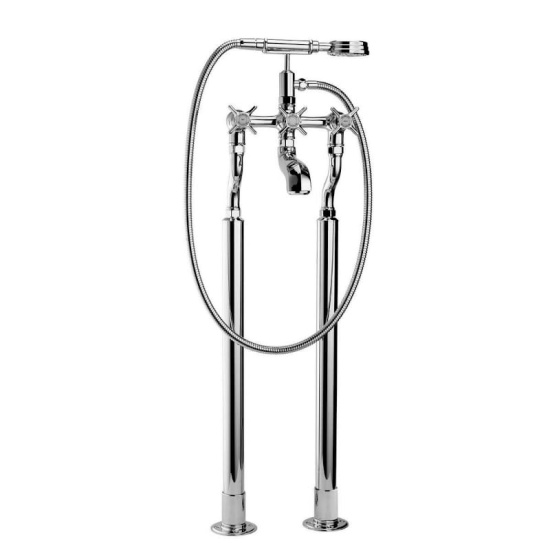 Swadling Floorstanding Gold Bath Shower Mixer Tap