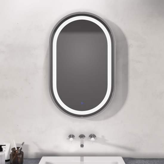 BC Capsule Silver LED Mirror