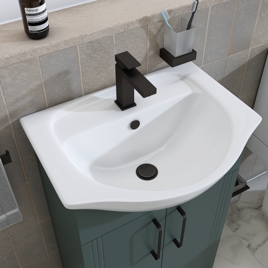 Celeste Linear 550 Green Vanity Unit