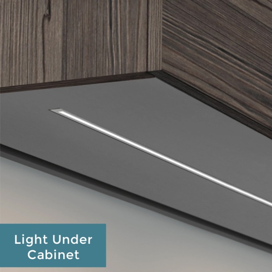 Dansani Luna Black 800mm Mirror Cabinet