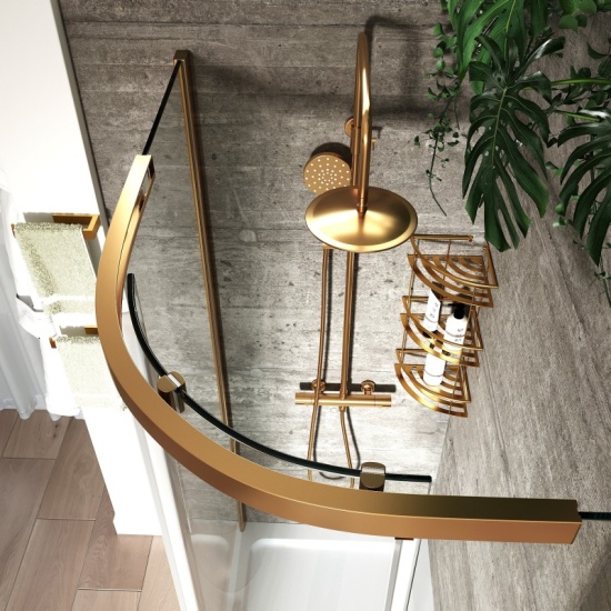 Odessa Gold Offset Quadrant Shower Enclosure 1200 800 Odessa Gold Offset Quadrant Shower Enclosure 1200 800