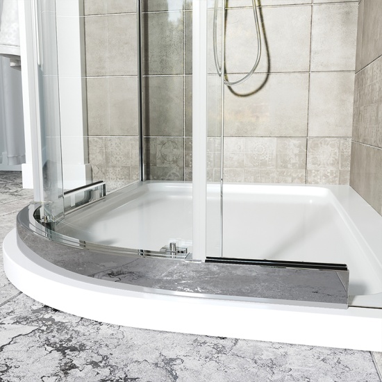 Odessa Chrome Offset Quadrant Shower Enclosure 1200 900 Odessa Chrome Offset Quadrant Shower Enclosure 1200 900