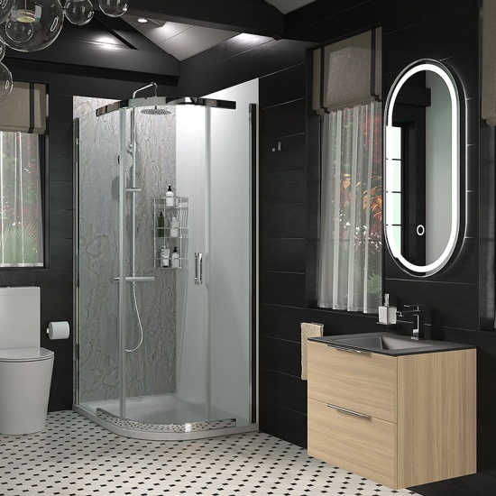 Odessa Chrome Offset Quadrant Shower Enclosure 1200 900 Odessa Chrome Offset Quadrant Shower Enclosure 1200 900