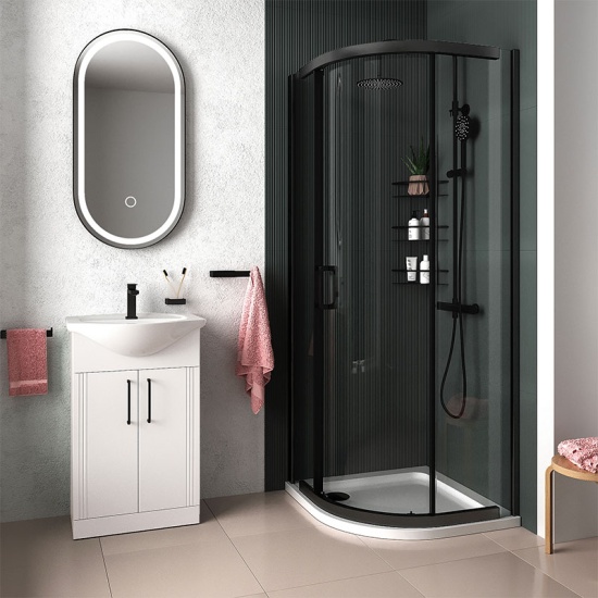 Odessa Black 900 Quadrant Shower Enclosure Odessa Black 900 Quadrant Shower Enclosure